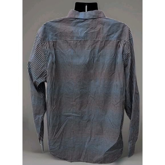 Tommy Bahama Mens Coasta Ikat Plaid 100% Pima Cotton Shirt Size XL Ombre Check‎ - Picture 3 of 5